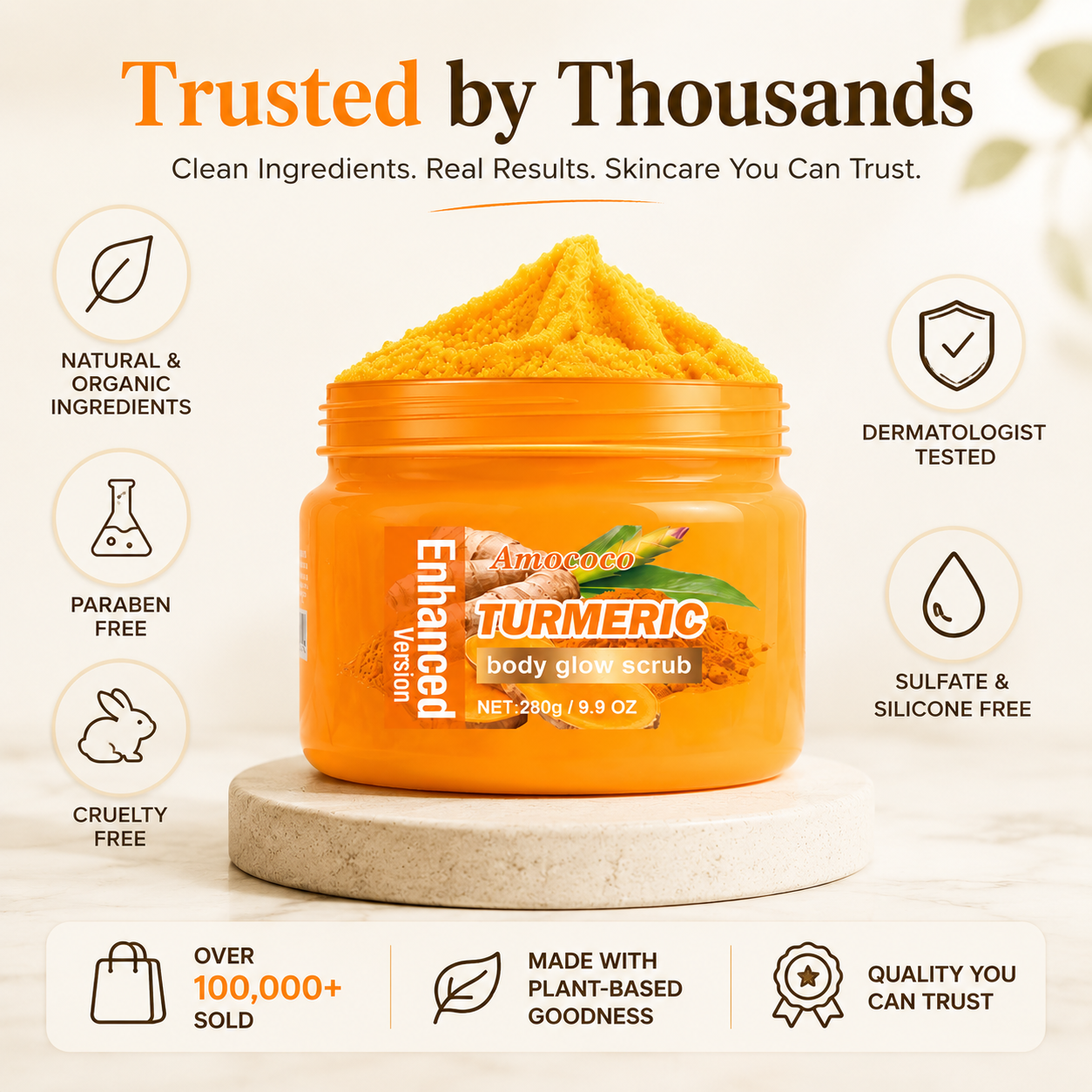 Turmeric Nourishing Scrub 280g